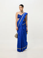 Handwoven Dark Blue Saree