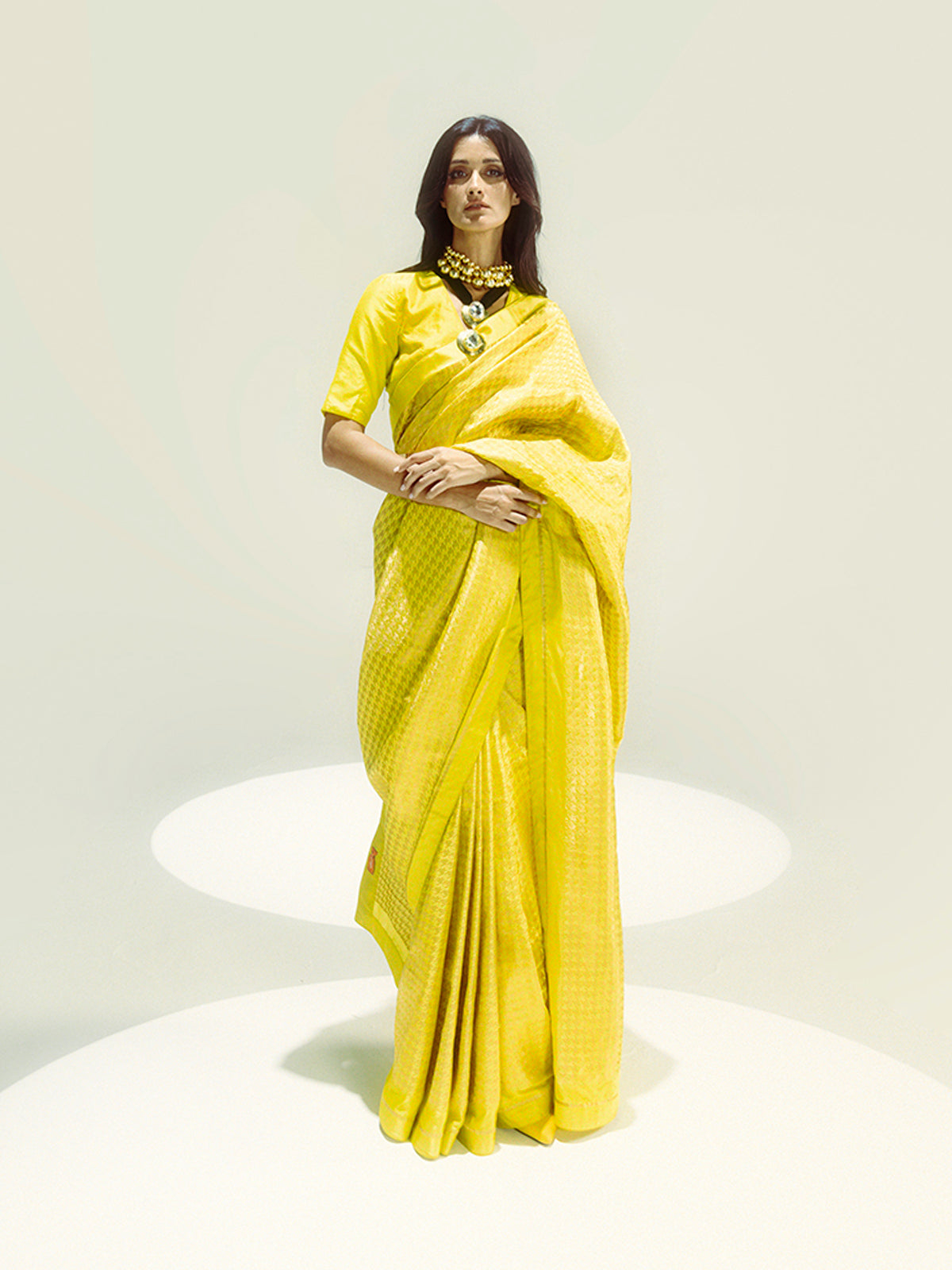 The Lemondrop Saree