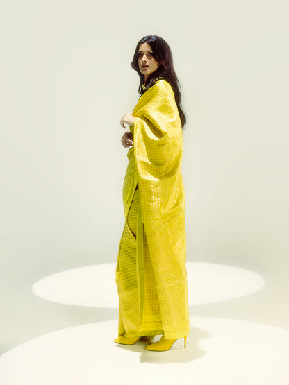 The Lemondrop Saree