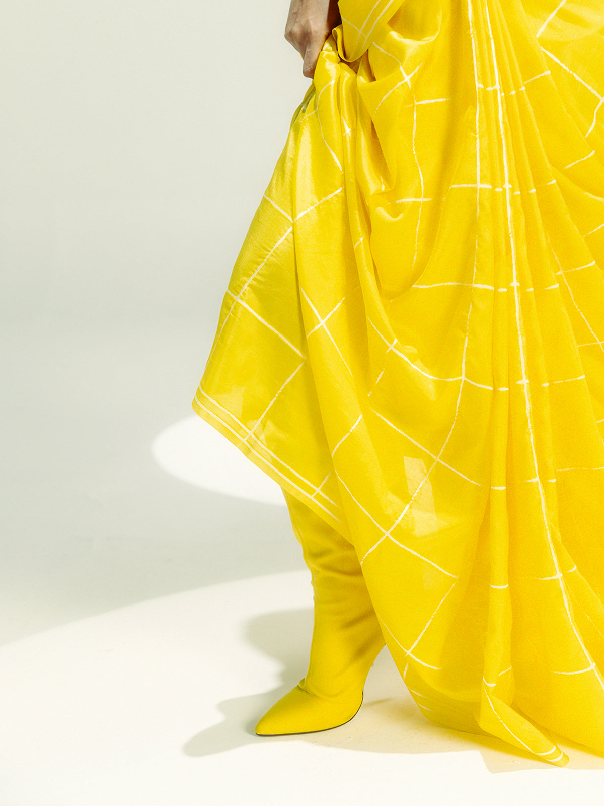 Yellow Crossword Saree