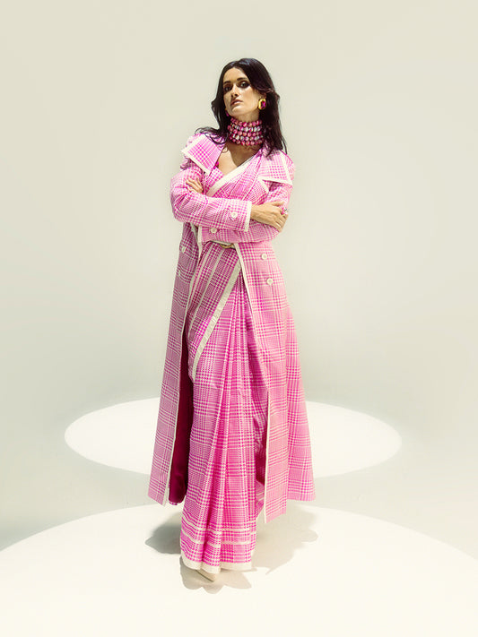 Pink Cher Trench Coat