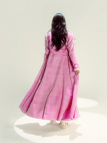 Pink Cher Trench Coat