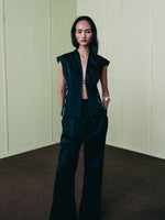 PROCESS BLACK REVERSIBLE VEST