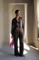 Seal Brown Open Back Co-Ord