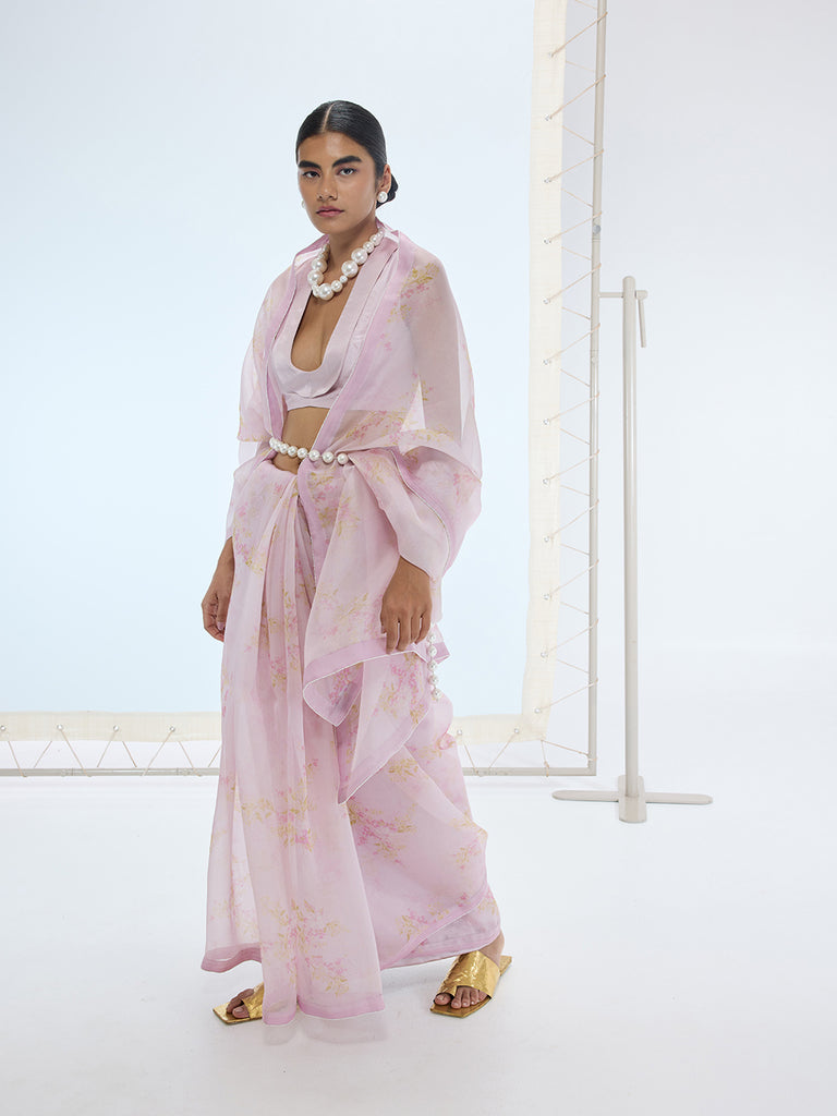 The Emma Saree In Pink