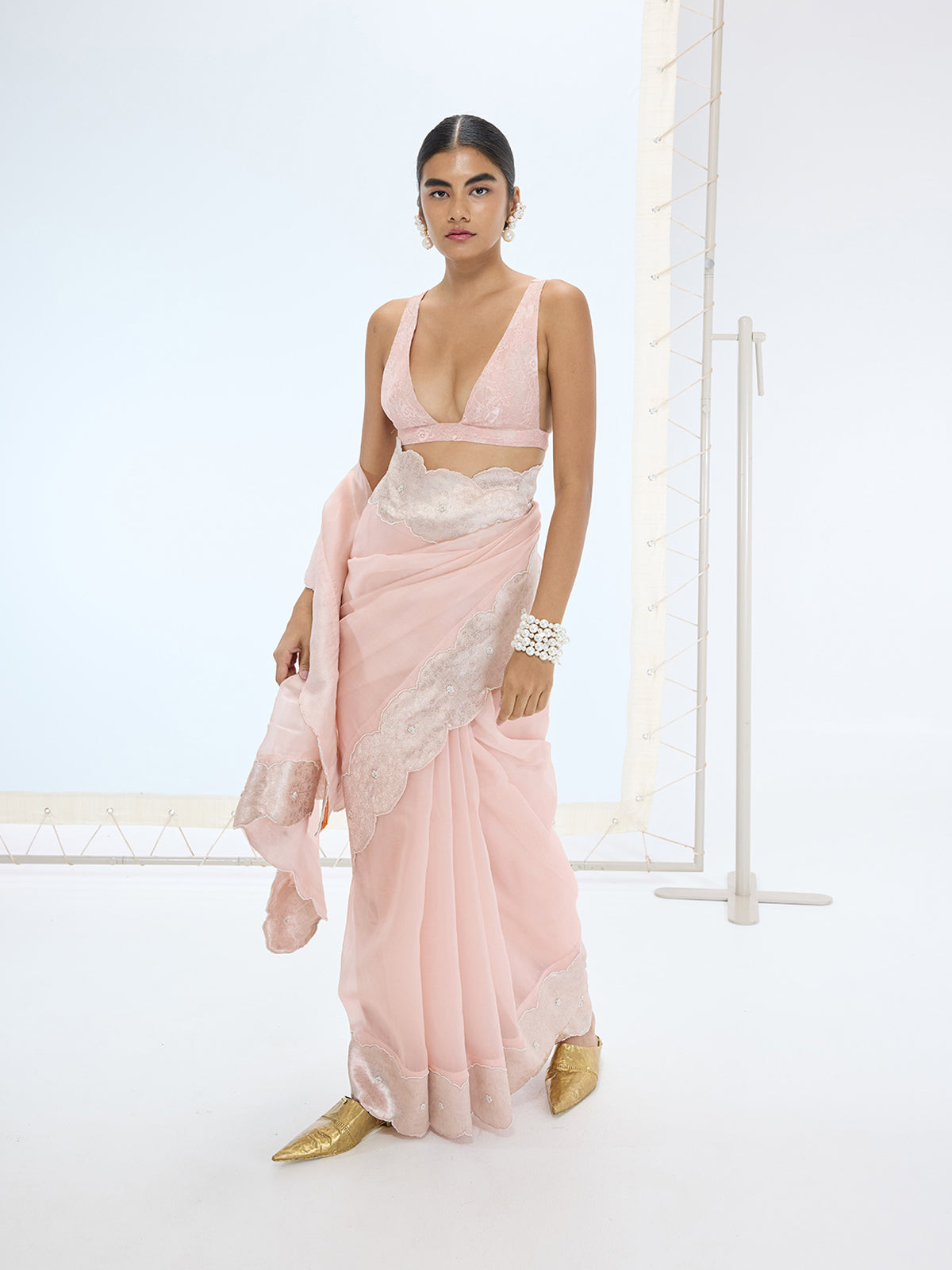 The Jane Saree In Pink