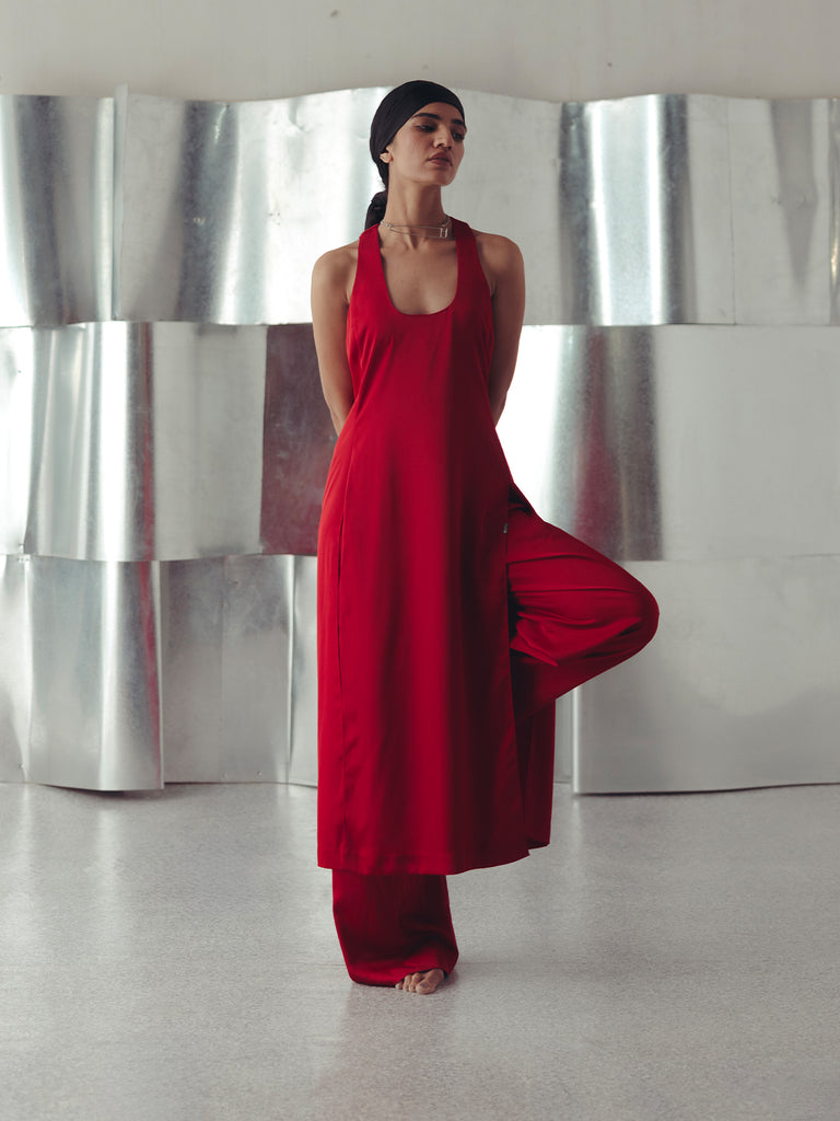 SAVVY RED TANK TOP & PANTS