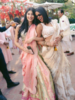 Handwoven Multi Colored Silk Lehenga