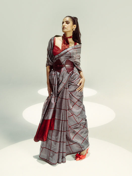 The Chessboard Saree