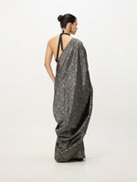 Handwoven Black Cutwork Banarasi Saree