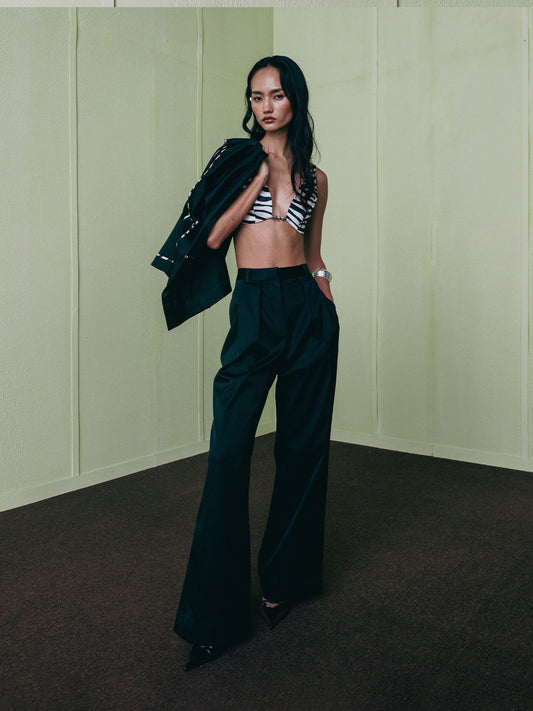 PROCESS BLACK TROUSERS