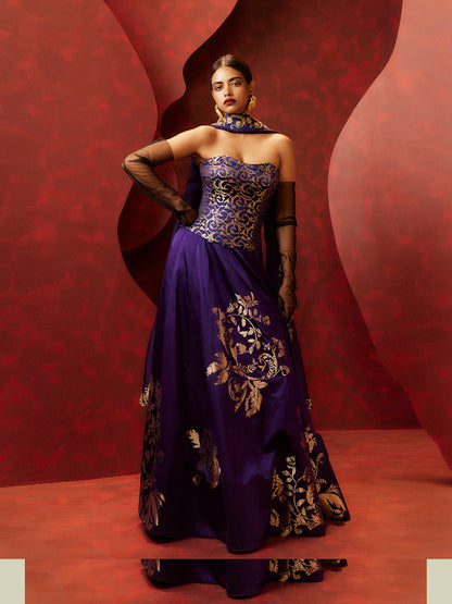 The 'Stay With Me' Lehenga in Purple