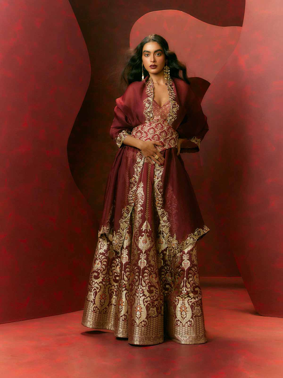 The Inferno Lehenga