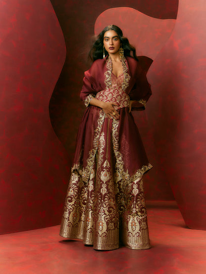 The Inferno Lehenga