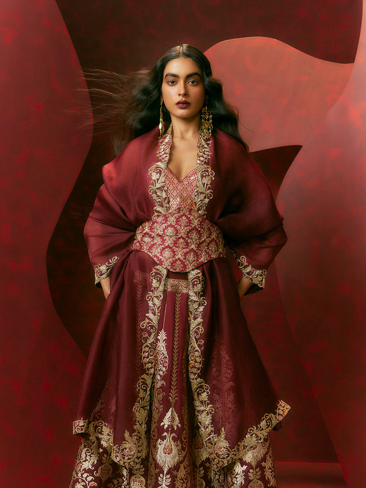 The Inferno Lehenga