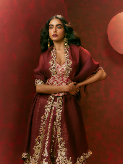 The Inferno Lehenga