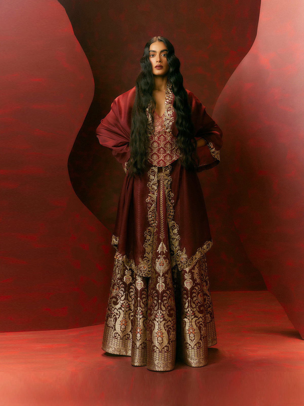 The Inferno Lehenga