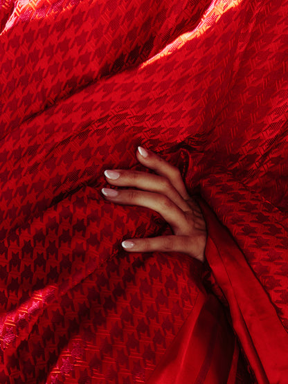 The Red Snapper Saree