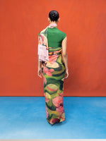 Multicolour Chiffon Digital Print Saree