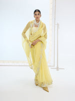 The Eve Saree In Lemon