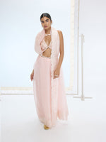 The Ella Saree In Peach