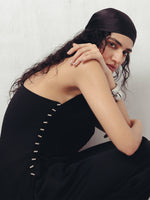 BRISTOL BLACK COWL TOP