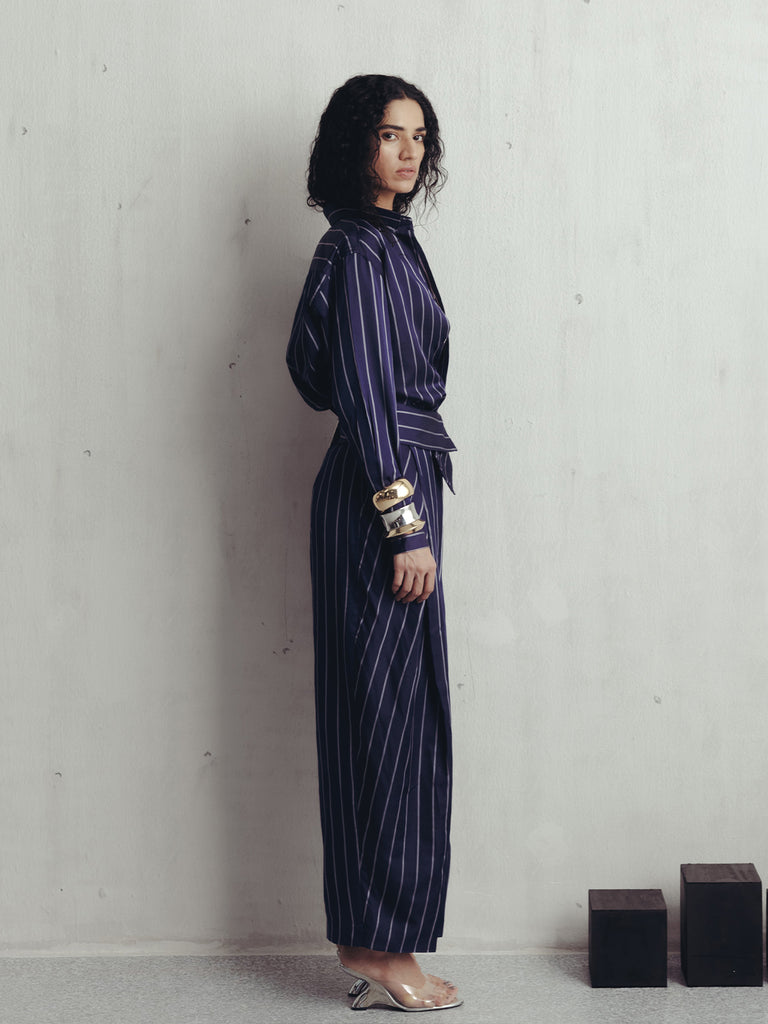 PARACHUTE PURPLE PINSTRIPE SHIRT