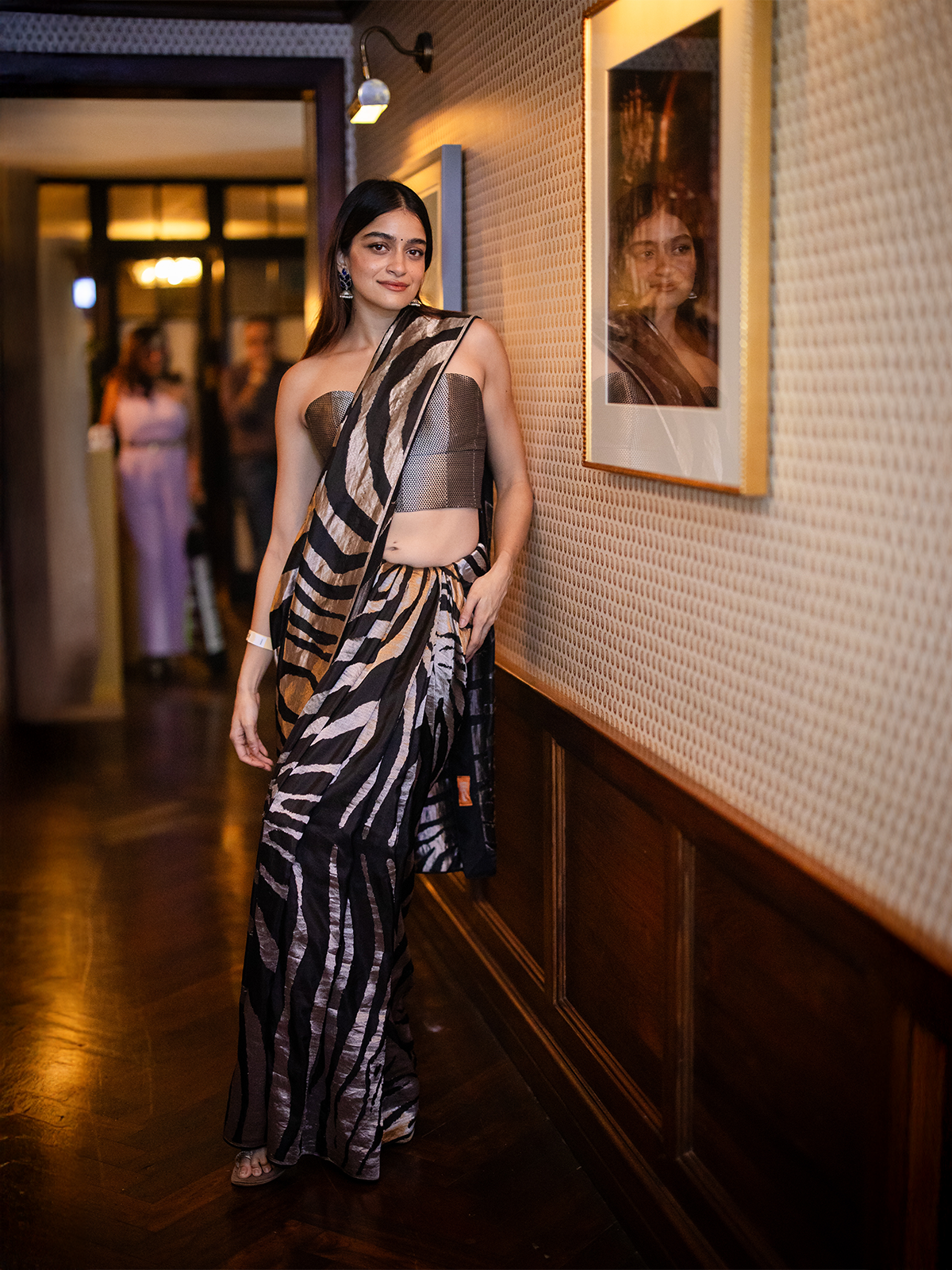 Handwoven Chocolate Brown Silk Saree