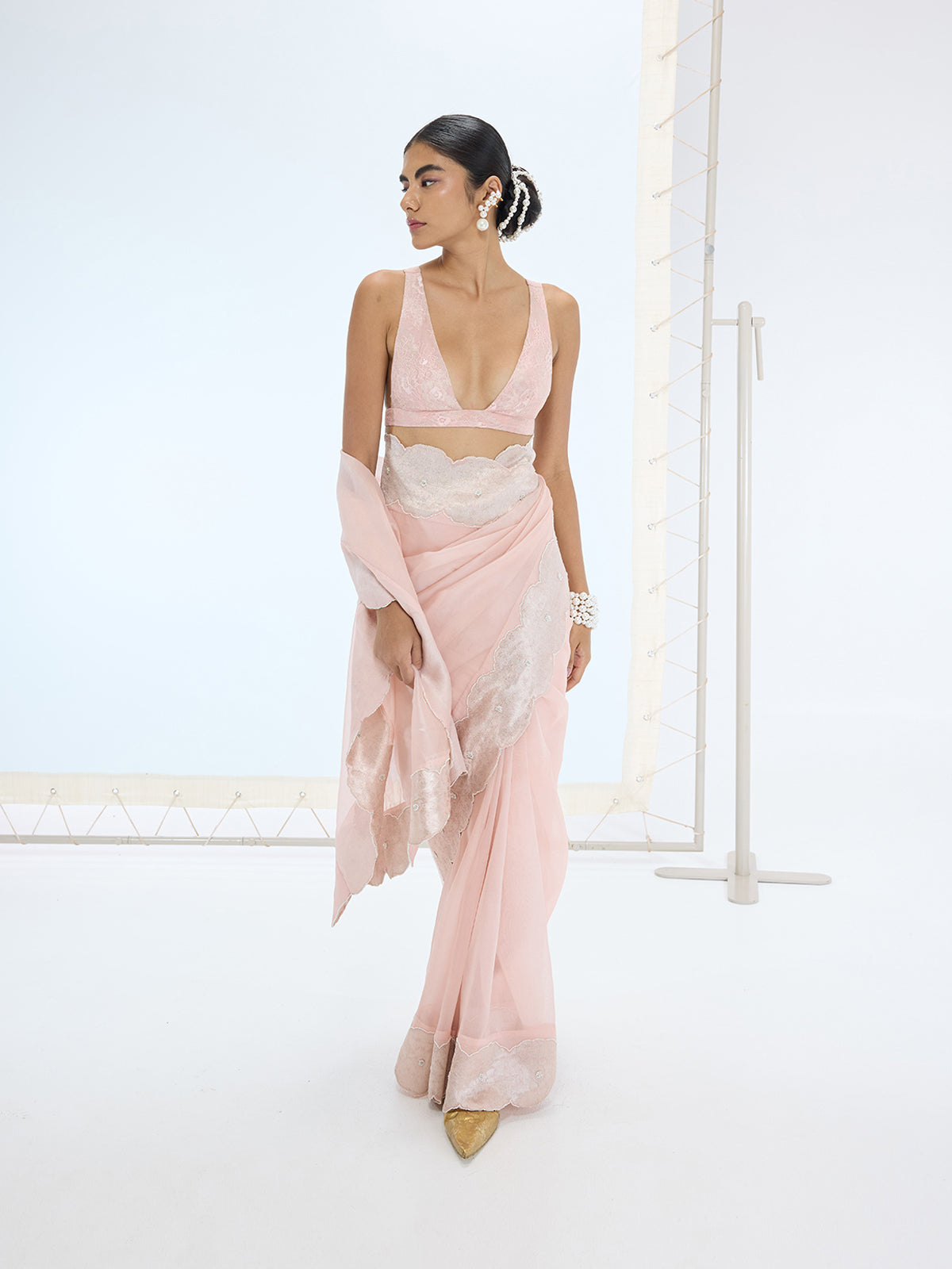 The Jane Saree In Pink