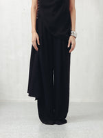 BRISTOL BLACK CREPE TROUSERS