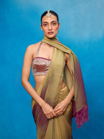 Multicolour Chiffon Digital Print Saree