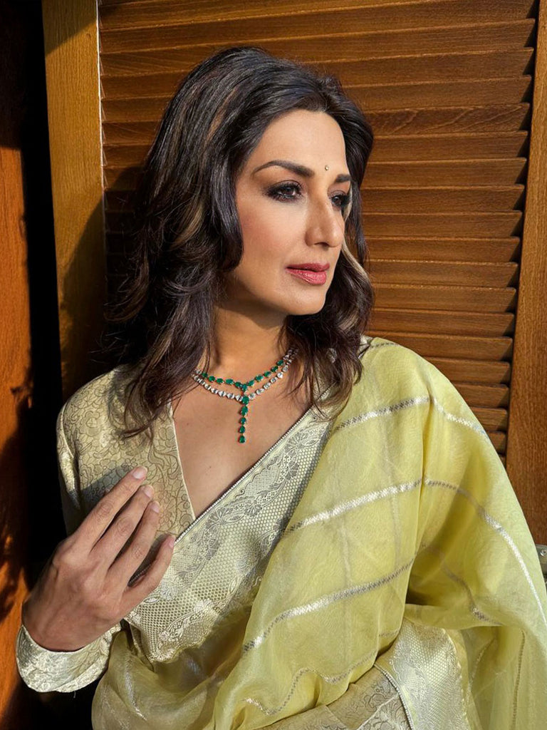 The Ivy Saree In Lemon