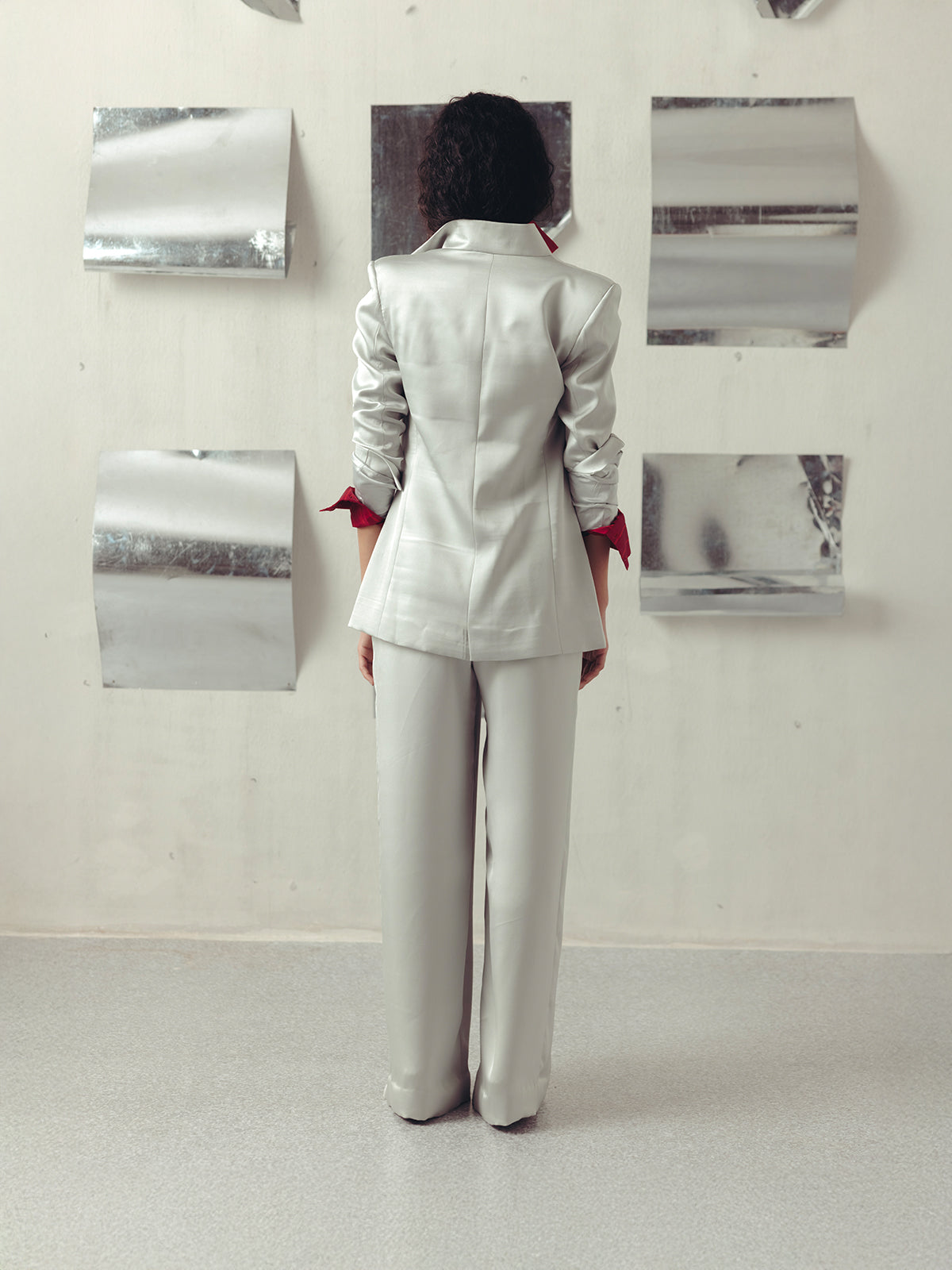 GRAY MIST STRAIGHT PANTS