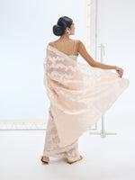 The Velma Saree In Peach