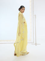 The Eve Saree In Lemon