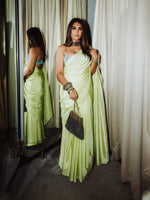 Handwoven Sage Green Silk Saree