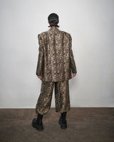 Black Megabyte Pant Suit