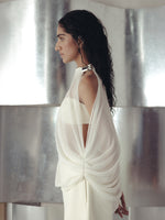 ANTIQUE WHITE CREPE BRALETTE