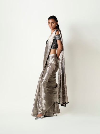 Nivi Handwoven Pre-draped Saree