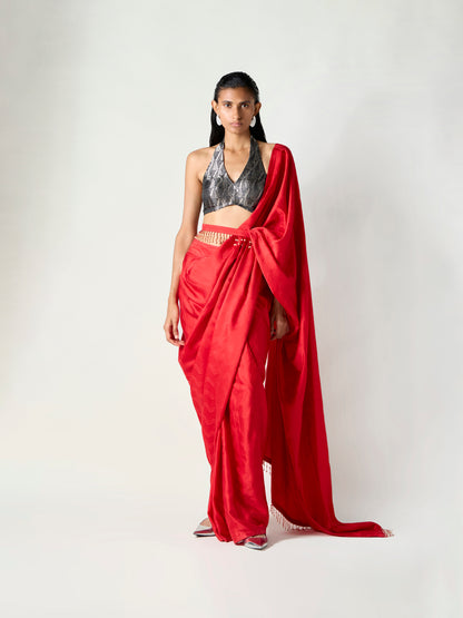 Zia Handwoven Pre-draped Saree