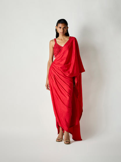 Nia Handwoven Pre-draped Saree