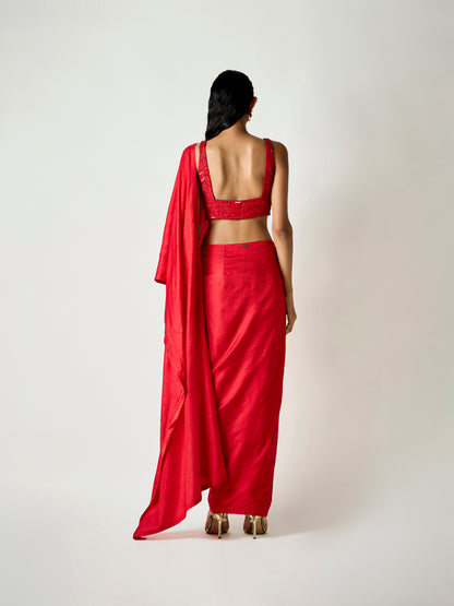 Nia Handwoven Pre-draped Saree