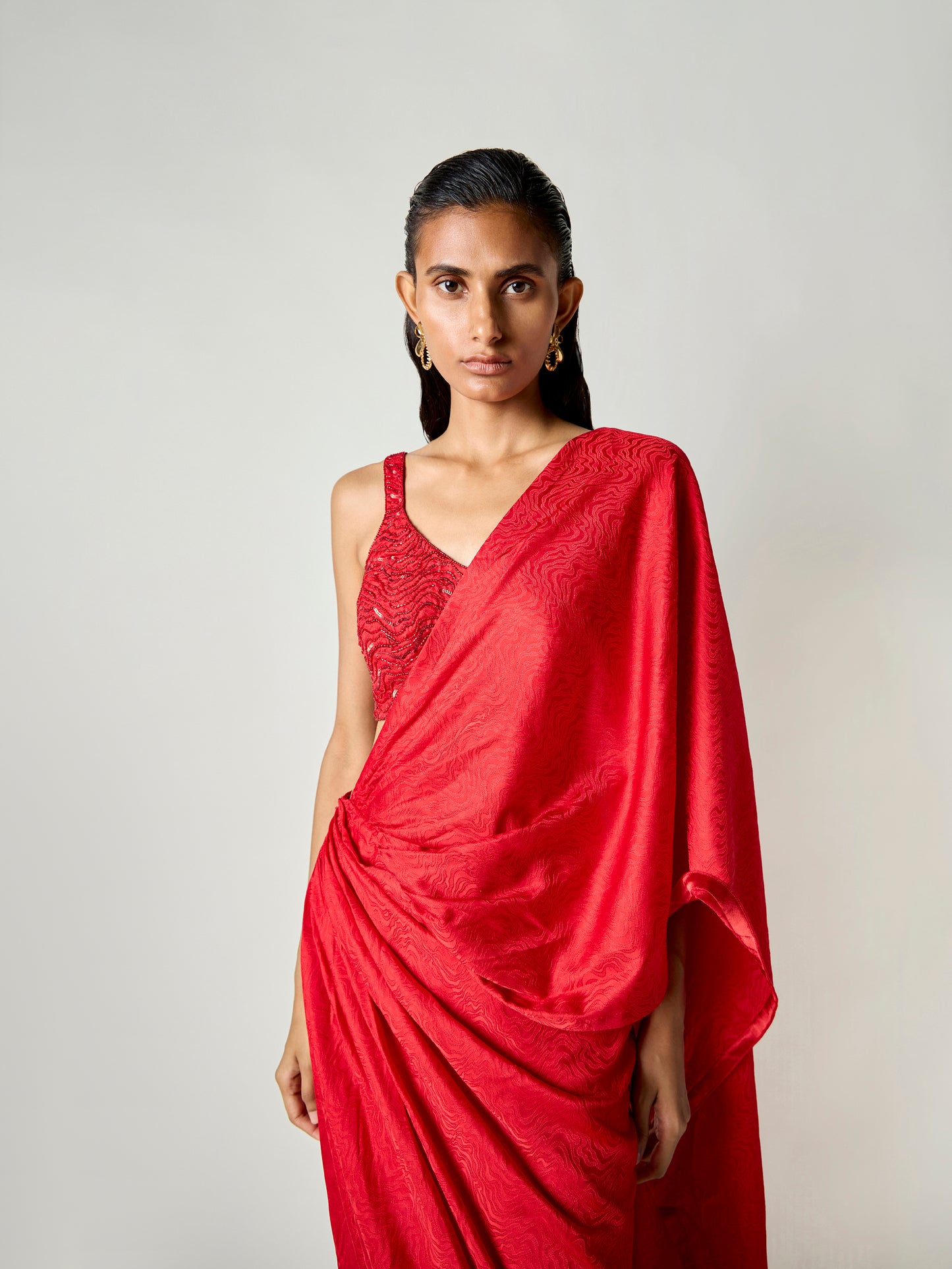 Nia Handwoven Pre-draped Saree