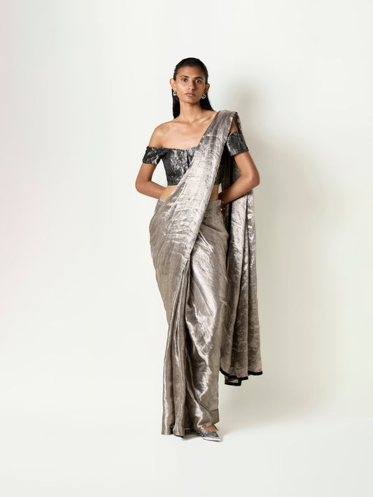 Nivi Handwoven Pre-draped Saree