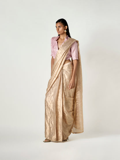 Nivi Handwoven Pre-draped Saree