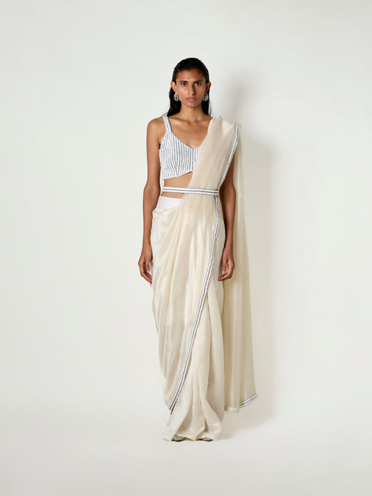 Kasha Handwoven Pre-draped Saree