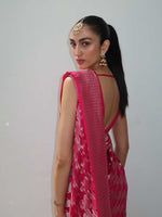 The Hot Pink Gerum Saree