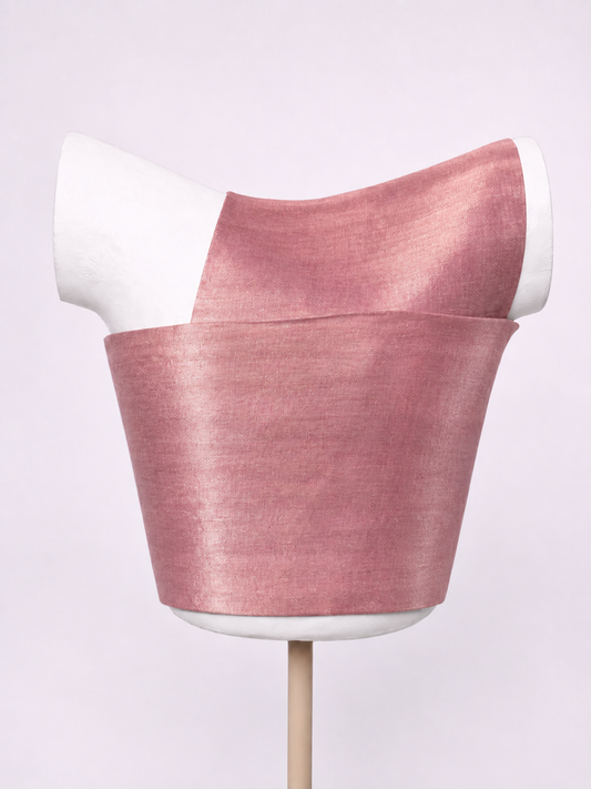 Handwoven Pink Blouse Fabric
