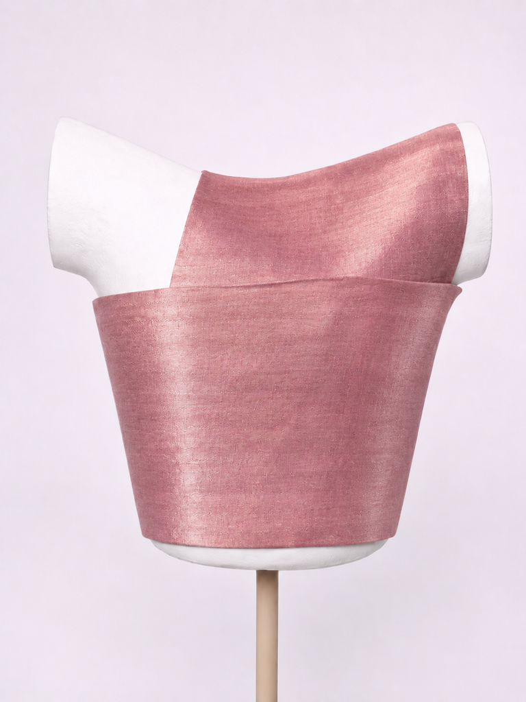 Handwoven Pink Blouse Fabric