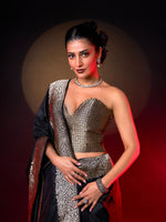 Handwoven Black Silk Saree